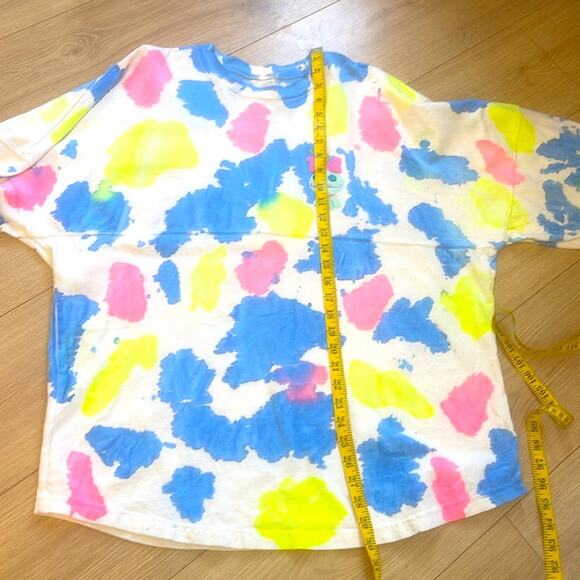 Disney store spirit size Large woman Colorful jersey Sweatshirt - Picture 8 of 8